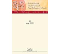 Journal of educational, cultural and psychological studies (ECPS journal) (2026). Ediz. bilingue. Vol. 33