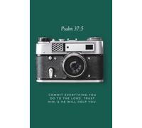 Journal: Psalm 37:5 Green Camera Design: Unlined Pages