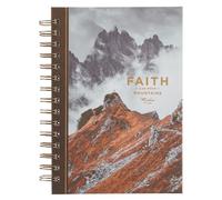 Journal Spiral-Bound Brown Mountain Faith Matt. 17:20