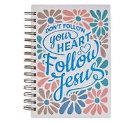 Journal Spiral Pink Blue Follow Jesus (Anello, filo)