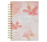 Journal Spiral Pink Floral Amazing Grace (Anello, filo)