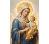 Journal: Virgin Mary And Baby Jesus Catholic Orthodox Christian Lined Notebook