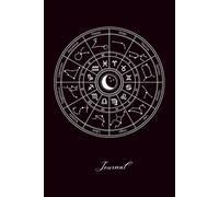 Journal with zodiac signs on the cover