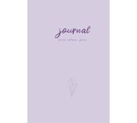 Journal: Write Reflect Grow: A Lined Journal for Thoughts, Ideas, and Daily Reflection