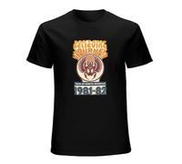 Journey 1981 1982 Tour Dont Stop Believing Short Sleeves Men's Round Neck T-Shirt Black XXL
