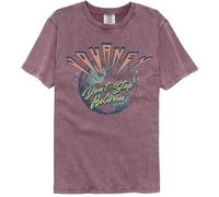 Journey - Don't Stop Believin' Globe - T-Shirt Comfort Color Viola Per Adulti