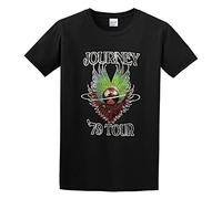 Journey Evolution Tour List 1979 Band Merch Men Adult Short Sleeve Black M