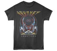 Journey - Frontiere - Licenza Ufficiale - Grigio Solido Avanti Stampa Adulto