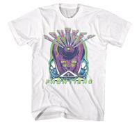 Journey Frontiers Neon American Classics White Solid Adult T-Shirt Maniche Corte