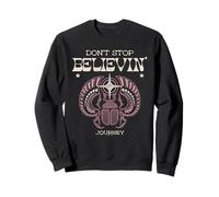 Journey Groovy Don't Stop Believin' Scarab Vintage Band Felpa