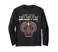 Journey Groovy Don't Stop Believin' Scarab Vintage Band Maglia a Manica