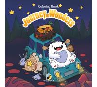 Journey of Wonders: Relaxing Cute Coloring Book Adventure for Teens & Adults: Adorable Animals and Enchanting Worlds for Teens and Adults to Relax and Enjoy