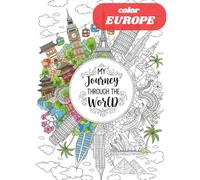 Journey Through Europe: A Relaxing Coloring Book Featuring Iconic European Landmarks