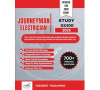 Journeyman Electrician Study Guide 2026: 700+ Practice Questions and NEC-Aligned Review. Master Code Search and Calculations to Pass on Your First Try.
