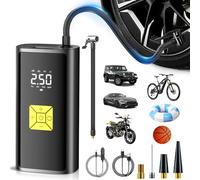 Journeyside Compressore Aria Portatile 150PSI, Compressore Aria Portatile Elettrico Auto Compressore d'Aria Wireless, Electric Air Compressor da Torcia,Compressore Aria Auto per Auto/Bici/Moto/Palla