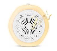 Journeyside Macchina per Rumore Bianco per Neonati,Macchina Portatile per Rumore Bianco con 27 Suoni Rilassa nti, Luce Notturna e Funzione Timer, Macchina per il Rumore per il Sonno di Adulti Neonati