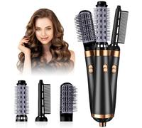 Journeyside Multifunzione Hair Styler, 1000 W Asciugacapelli Multifunzione, Tre Velocità Regolabili, Conception réduction du Bruit, Adatto sia Isciatura che per lo Styling,Nero