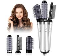 Journeyside Multifunzione Hair Styler, 1000 W Asciugacapelli Multifunzione, Tre Velocità Regolabili, Conception réduction du Bruit, Adatto sia Isciatura che per lo Styling,Bianco