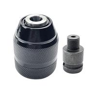 JOUSE Adattatore per Mandrino per Trapano In Metallo con Filettatura 3/8-24UNF, Adatto per Trapano A Mano, Elettrico/Trapano A Percussione Elettrico, Durevole A