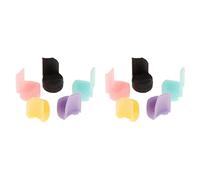 JOUSE Confezione da 10 Morbido Silicone Clarinetto Poggiapollice Cuscino Protezione Pollice per Strumento Un Fiato 5 Colori