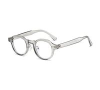 JOVAKIT - Occhiali da computer rotondi alla moda, con blocco della luce blu, per donne e uomini, retrò, vintage, senza prescrizione