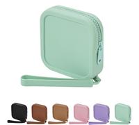 JOVAKIT Piccola borsa quadrata portatile in silicone per donne, borsa da viaggio impermeabile per articoli da toeletta cosmetici regalo per donne ragazze, custodia per trucco con chiusura a cerniera
