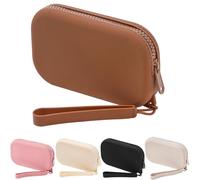 JOVAKIT Piccola trousse portatile in silicone per donne e ragazze, borsa da viaggio impermeabile per articoli da toeletta cosmetici regalo per donne, custodia per trucco con chiusura a cerniera con