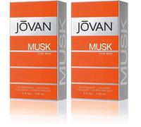 Jovan - Musk for men, Dopobarba, 118 ml (Confezione da 2)