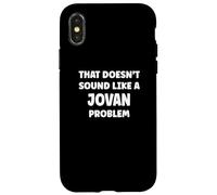 JOVAN Personalized Custom Boys JOVAN Name Custodia per iPhone X/XS