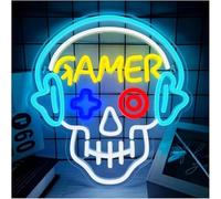 Jovarel Luce al neon Insegna al neon per la decorazione murale della sala giochi camera da letto degli adolescenti 30×32 cm