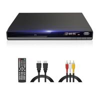 JOVELL Lettore DVD HD con Porta HDMI per Smart TV | CD MP3 con Ingresso USB | Cavo HDMI e RCA Incluso | Perfetto per i Film per Famiglie (DVD-168)