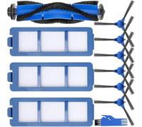 JOVERI 10 pezzi di accessori for aspirapolvere robot Eufy, G40, G40 Hybrid, G40+, G40 Hybrid+, for spazzola principale, spazzola laterale, filtro, spazzola a rullo Spazzola per aspirapolvere robot