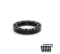 JOVERI 12/51/76/101 MM Universale Mozzo Volante Distanziatore Volante Hub Boss Kit Adattatore Distanziatore Nero Adattatore per mozzo volante(12MM)