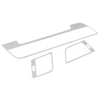 JOVERI 18-19, for, Q5l, adesivo decorativo for cornice presa d'aria centrale, accessorio interno Toppa per presa d'aria del pannello strumenti(Silver)