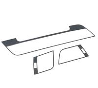 JOVERI 18-19, for, Q5l, adesivo decorativo for cornice presa d'aria centrale, accessorio interno Toppa per presa d'aria del pannello strumenti(Schwarz)