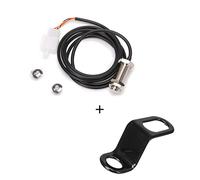 JOVERI 1X Cavo sensore + 2X Magnete Moto Digitale ATV Contachilometri Tachimetro Contagiri Contachilometri per moto(With bracket)