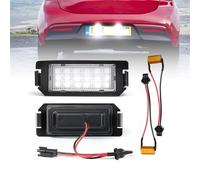 JOVERI 2 pezzi 6000K LED numero luci targa, for Kia Soul Rio 3 Picanto, for Hyundai I10 I20 Ioniq Veloster Genesis Coupe Tiburon Luce targa veicolo