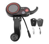 JOVERI Acceleratore da cruscotto a 6 pin con misuratore di chilometraggio Zq-100 per Controller del motore dello scooter