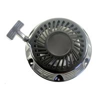 JOVERI Adatto for GX340, GX390, 11HP, 13HP Piastra di avviamento Nera con Maniglia a Fune Centrale Avviamento a Strappo