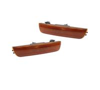 JOVERI Alloggiamento for luce di posizione posteriore for parafango laterale, colore fumé/ambra, for Passat, B5.5 Indicatore di direzione dello specchietto laterale(2pcs Amber Lens)