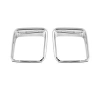 JOVERI Auto Fanale posteriore Decorazione Della Lampada Copertura Trim Adesivi, for Jeep, Renegade 2015-2016 Accessori Esterni Car Styling ABS Coprifaro per auto(Chrome)