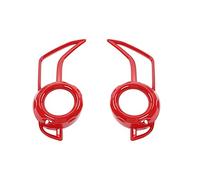 JOVERI Cofano lampada Auto fendinebbia anteriore cornice decorazione adesivi copertura accessori 4Runner SR5 TRD Pro 2014+ Car Styling Coprifaro per auto(Rot)