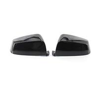 JOVERI Copertura specchietto retrovisore in fibra di carbonio/nero, for, serie 5 6 7 E60 E61 E63 E64 F01 F02-F04 F06 F07 F10 F11 F12 F13 Copri specchietti laterali(Schwarz)