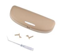 JOVERI Custodia for Occhiali da Sole for Auto, for BMW, X1 X3 F25 X5 F15 F85 F20 F21 F30 F35 F48 F80 F32 F33 F82 F83 F10 F18 F11 Custodia for Occhiali Portaocchiali da Sole per Auto(Beige)