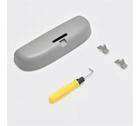JOVERI Custodia for Occhiali da Sole for Auto Scatola for Occhiali CRV CR-V City, for Civic, HRV HR-V Jade, for Accord, Odyssey 2012+ Portaocchiali da Sole per Auto(Grey)