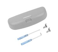 JOVERI Custodia for Occhiali for Auto di aggiornamento Custodia for Occhiali da Sole Custodia for Occhiali da Sole, for, A4 B8 A4 B9 2008-2022 Accessori Portaocchiali da Sole per Auto(Grey)