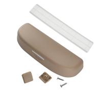 JOVERI Custodia for Occhiali for Occhiali da Sole for Auto di aggiornamento, for Mazda, 3 6 Axela CX-5 Cx5 Cx7 Sx4, for Swift, Grand Vitara Jimny Accessori Portaocchiali da Sole per Auto(Beige)
