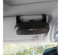 JOVERI Custodia for Occhiali Scatola portaoggetti for Occhiali da Sole, for Peugeot, 208 2008 3008 HRV, for Civic, CRV, for Accord, Portaocchiali da Sole per Auto(Double Buckle Black)