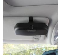 JOVERI Custodia for Occhiali Scatola portaoggetti for Occhiali da Sole, for Peugeot, 208 2008 3008 HRV, for Civic, CRV, for Accord, Portaocchiali da Sole per Auto(Single Buckle Black)