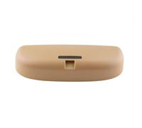 JOVERI Custodia Porta Occhiali da Sole for Auto in ABS, for VW, Skoda, Karoq, KODIAQ, 2017 2018 2019 2020 2021 Scatola portaoggetti for Occhiali Accessori Portaocchiali da Sole per Auto(Beige)